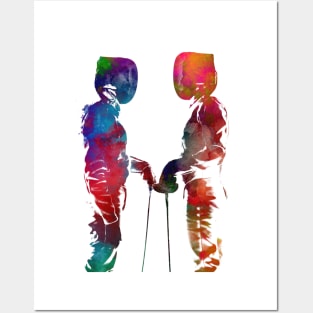 fencing sport art #fencing #sport Posters and Art